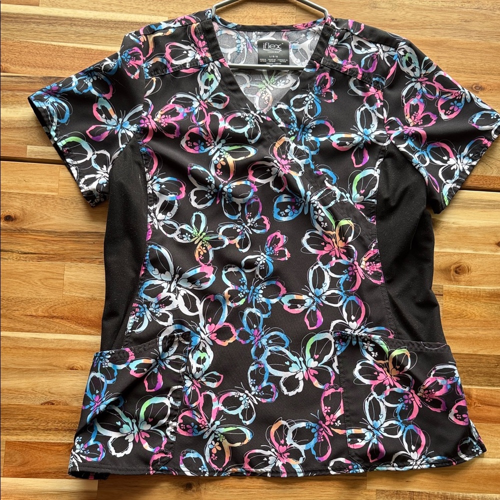 Cherokee iflex scrub top